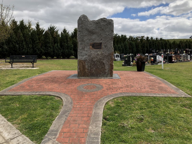 Yan Yean Cemetery Strangers Stone